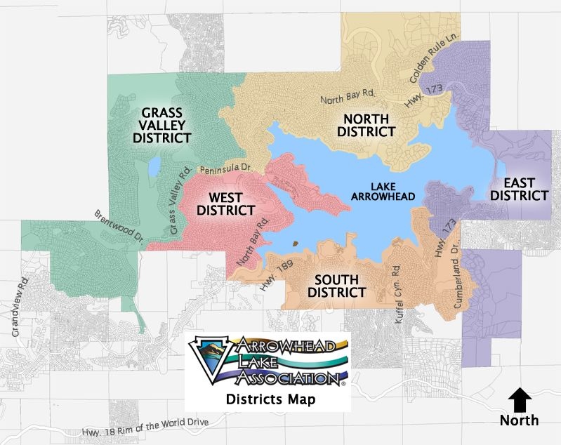 Ala District Map Arrowhead Lake Association
